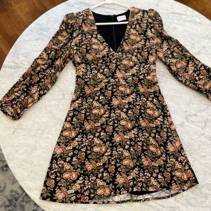ARITZIA fall floral dress